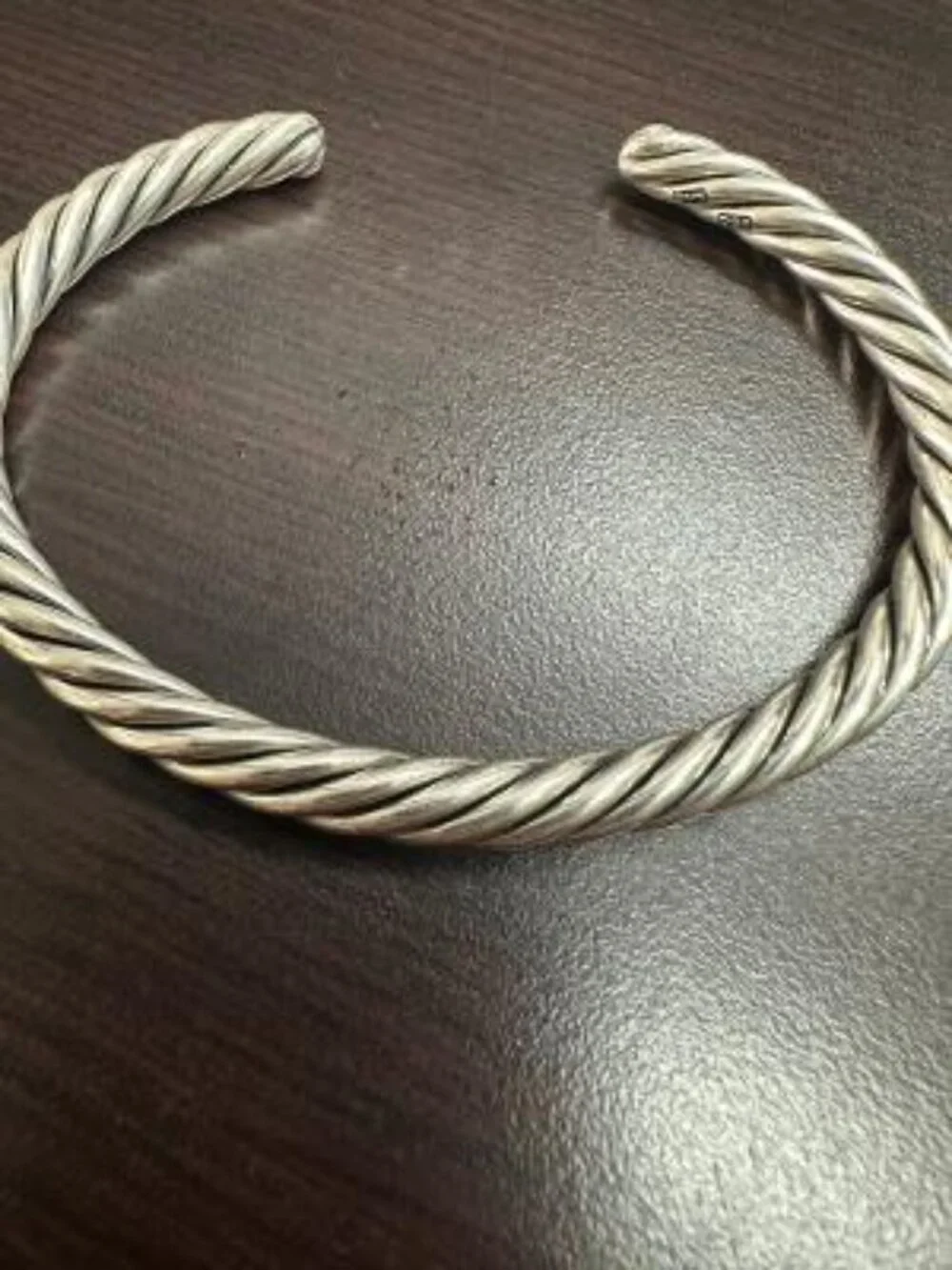 David Yurman Cable Cuff Bracelet Sterling Silver, 6mm (Medium)